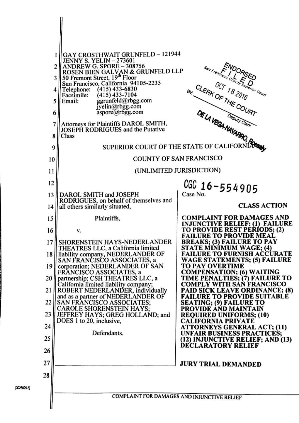 Smith-V-SHN-Class-Action-Complaint