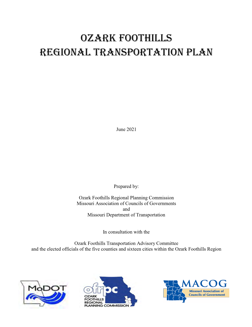 Regional Transportation Plan