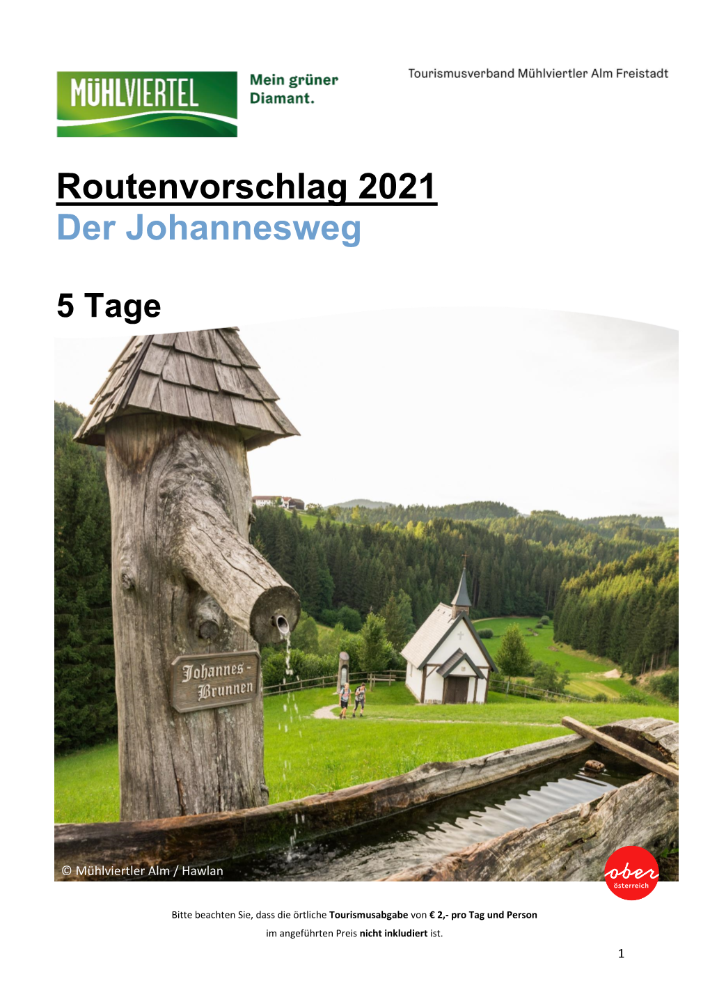 Routenvorschlag 5 Tage