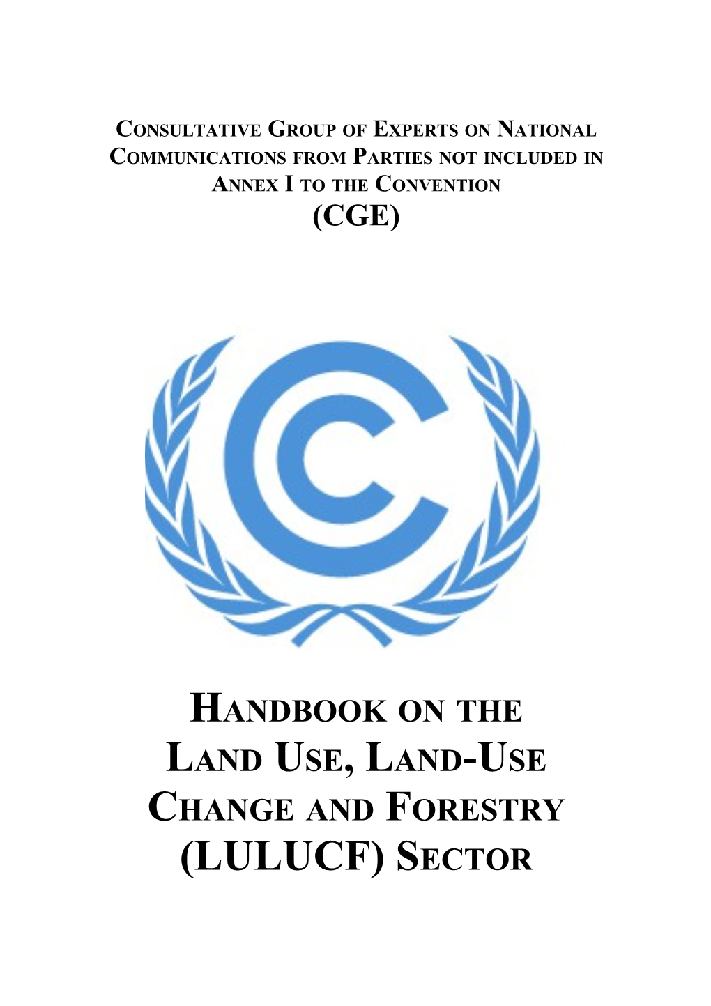 GHG Inventory in Land Use Change and Forestry Sector s1