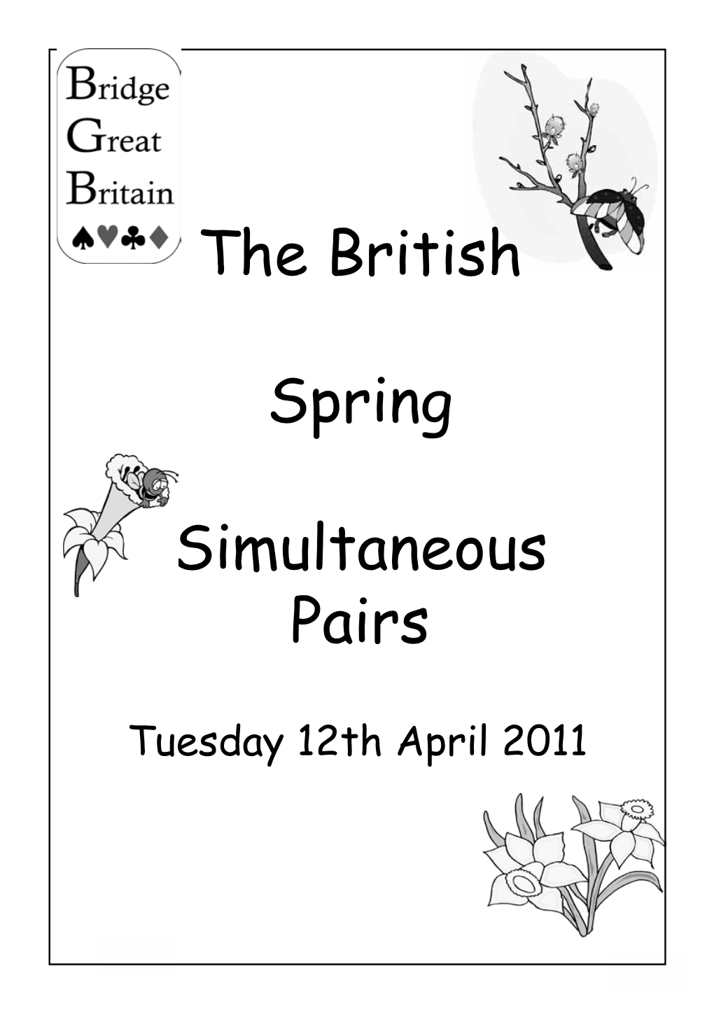 The British Spring Simultaneous Pairs