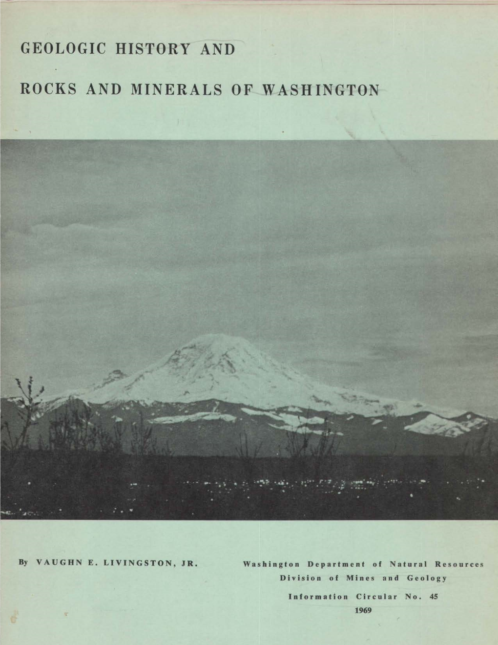 Geologic History and Rocks and Minerals of Washington