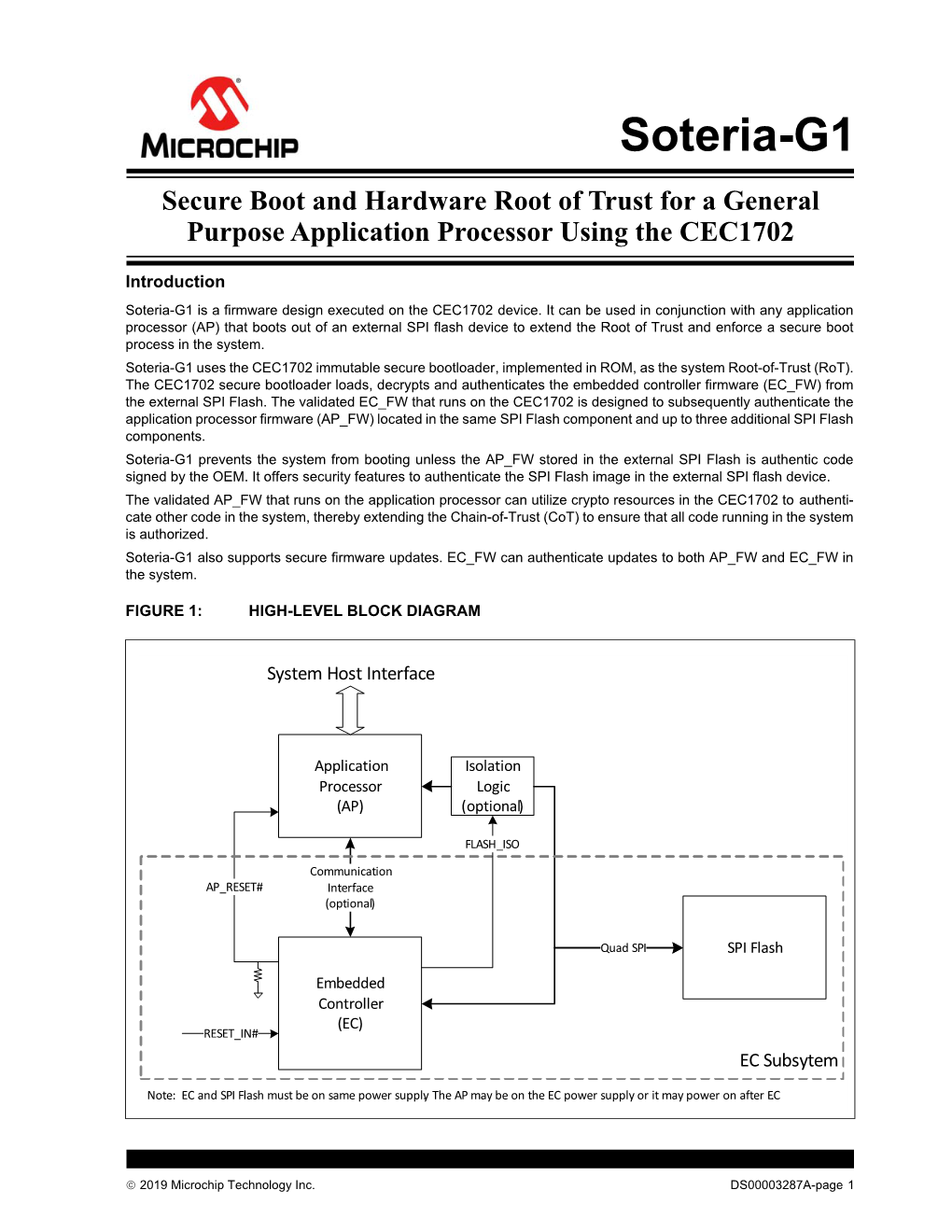 Soteria-G1 Product Brief