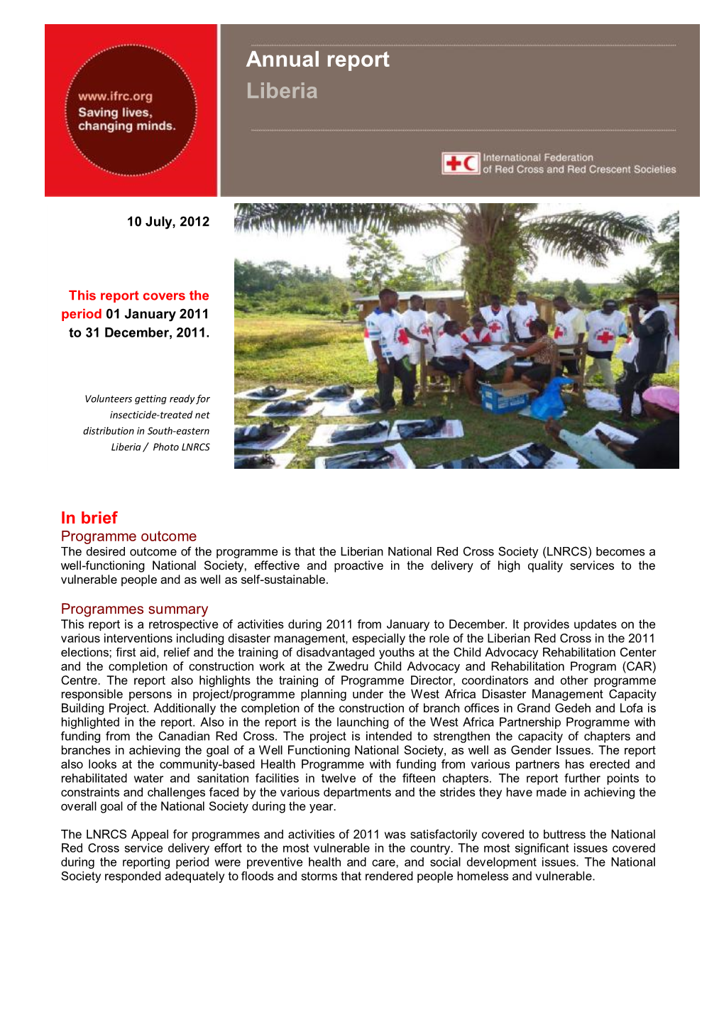 Annual Report Liberia