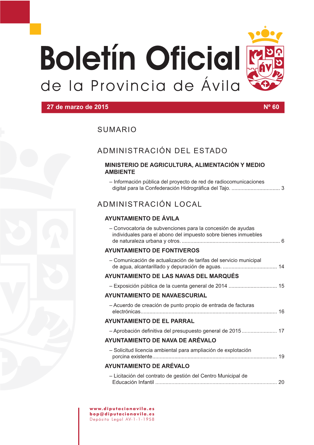 Administración Del Estado Administración Local Sumario