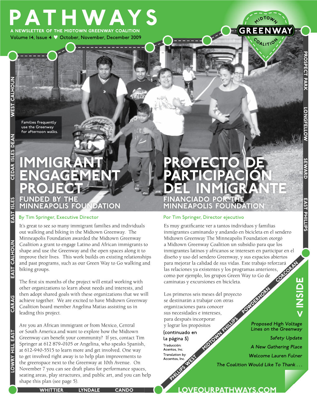 Immigrant Engagement Project Proyecto De Participación Del
