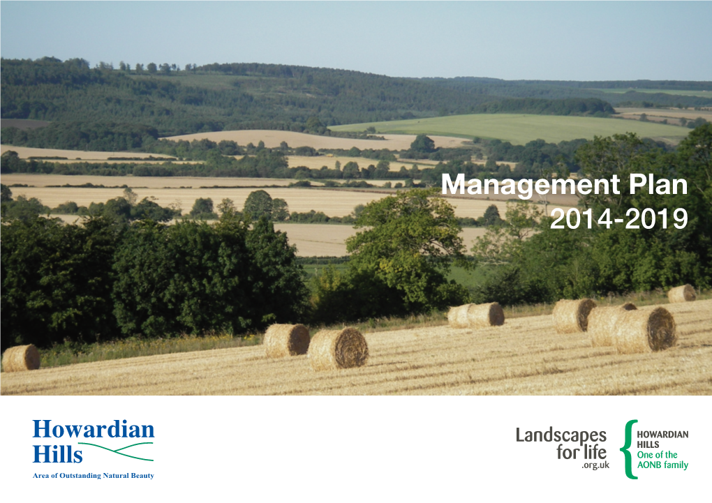 Management Plan 2014-2019 Ministerial Foreword