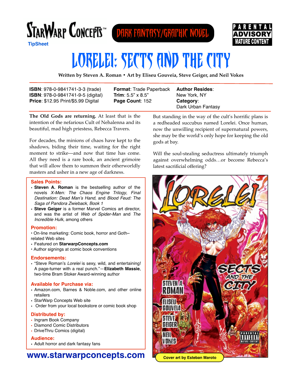 Lorelei: Sects and the City Tip Sheet