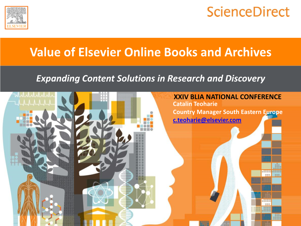 Value of Elsevier Online Books and Archives