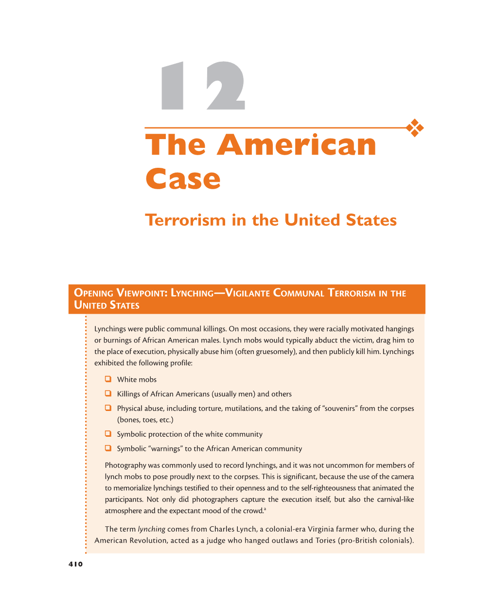 Terrorism in the United States