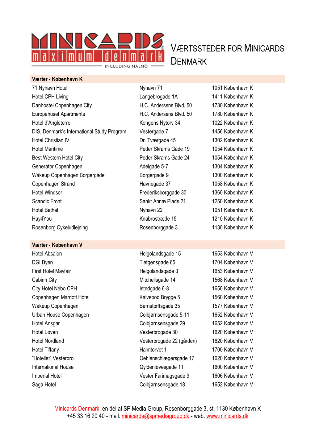Værtssliste (PDF)
