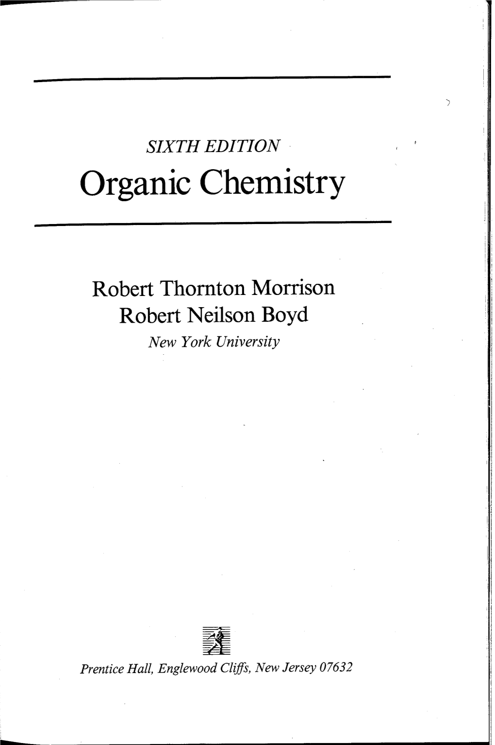 Organic Chemistry