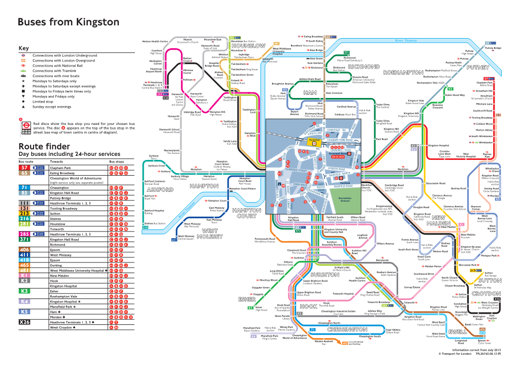 Buses from Kingston