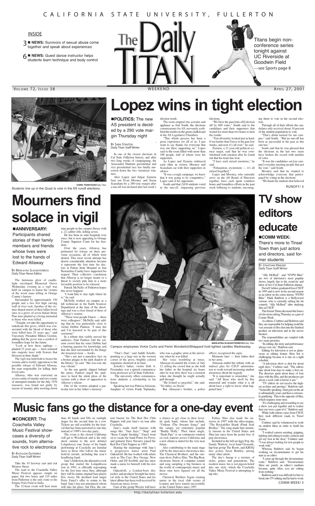 Lopez Wins in Tight Election Npolitics: the New Election Result