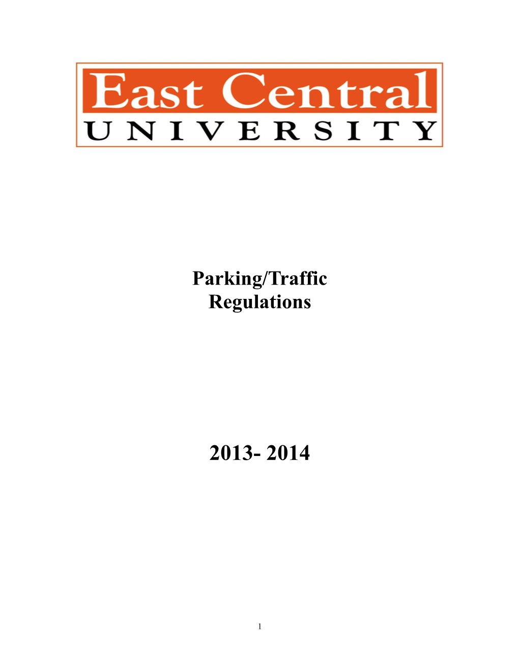 Parking/Traffic Regulations
