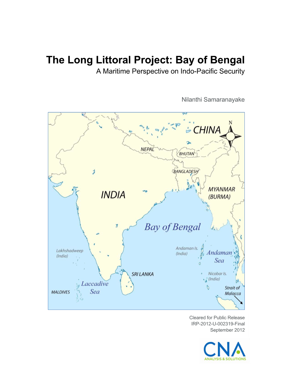 Bay of Bengal a Maritime Perspective on Indo-Pacific Security