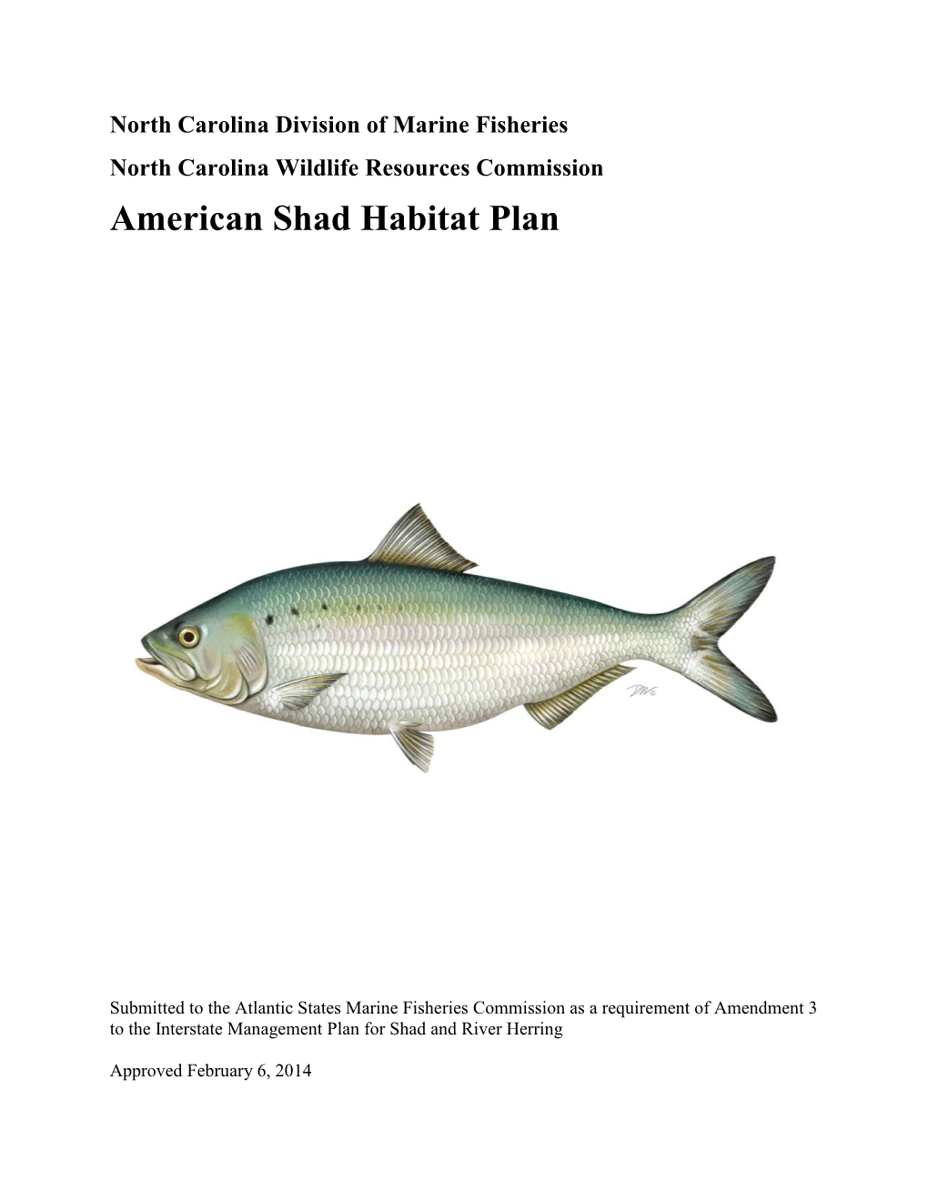 North Carolina's American Shad Habitat Plan