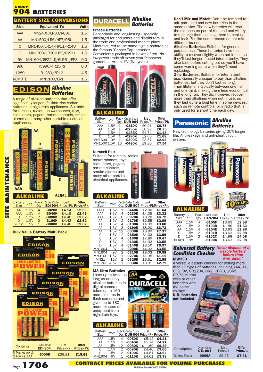 BATTERIES Alkaline Batteries Alkaline Batteries