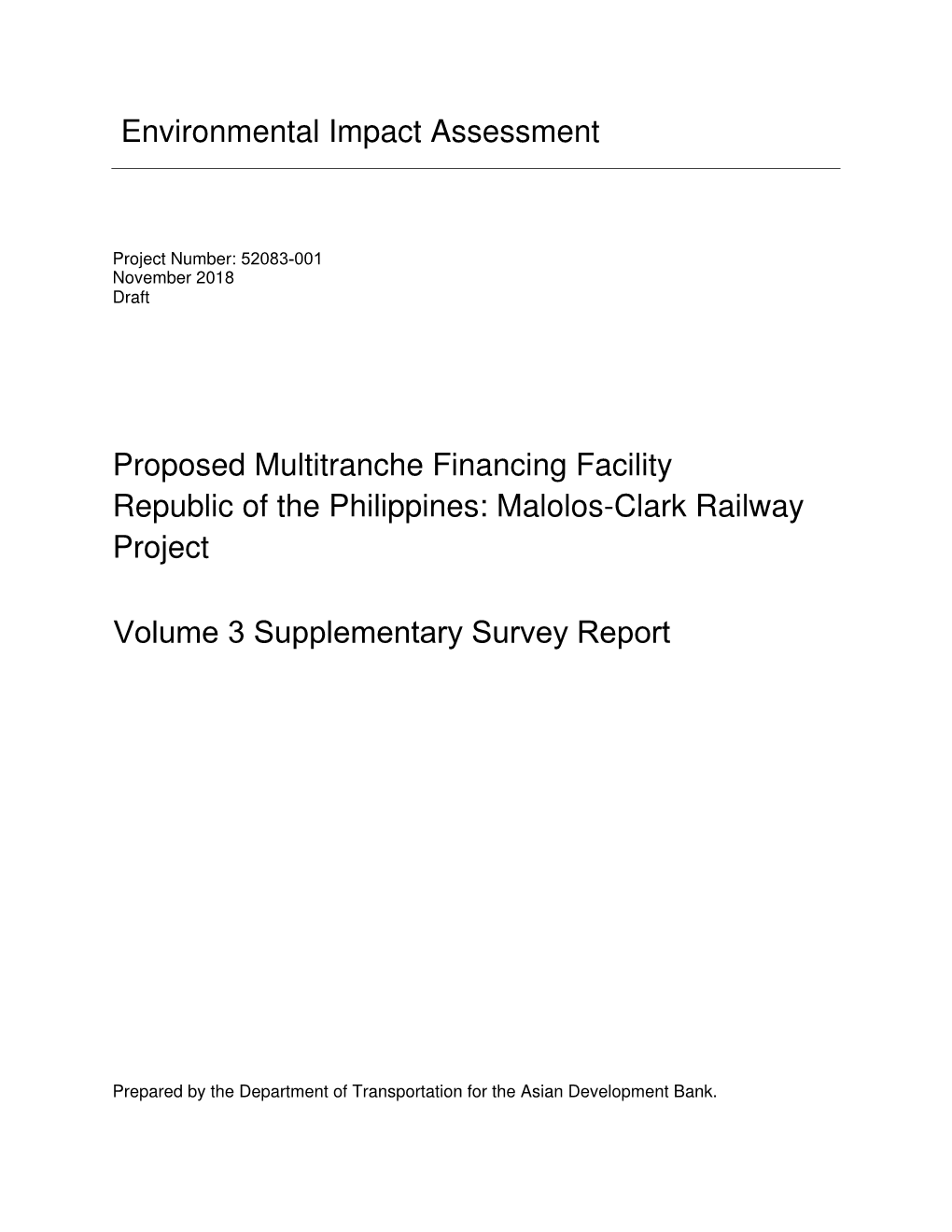 52083-001: Malolos-Clark Railway Project