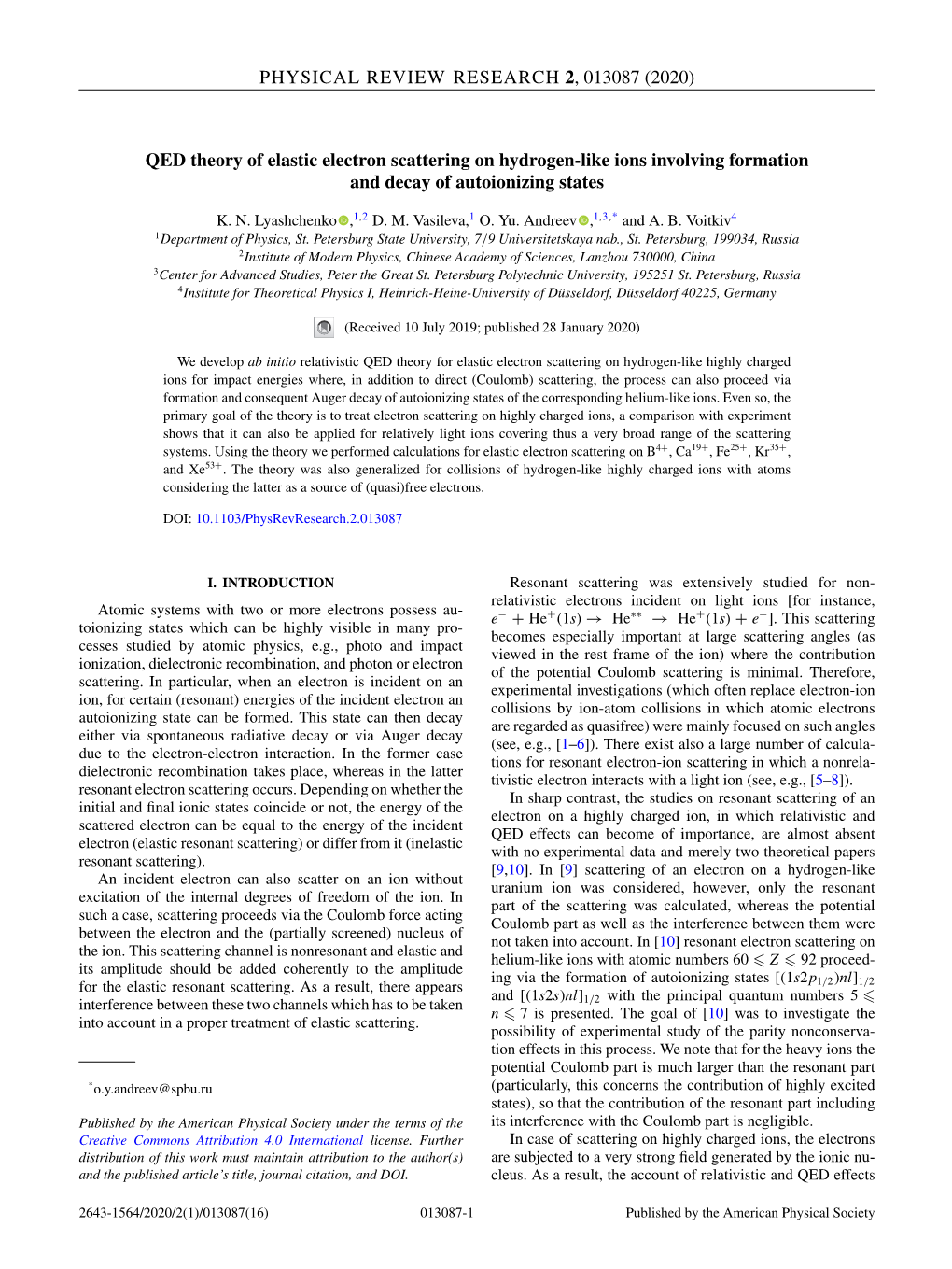 QED Theory of Elastic Electron Scattering on Hydrogen-Like Ions Involving Formation and Decay of Autoionizing States