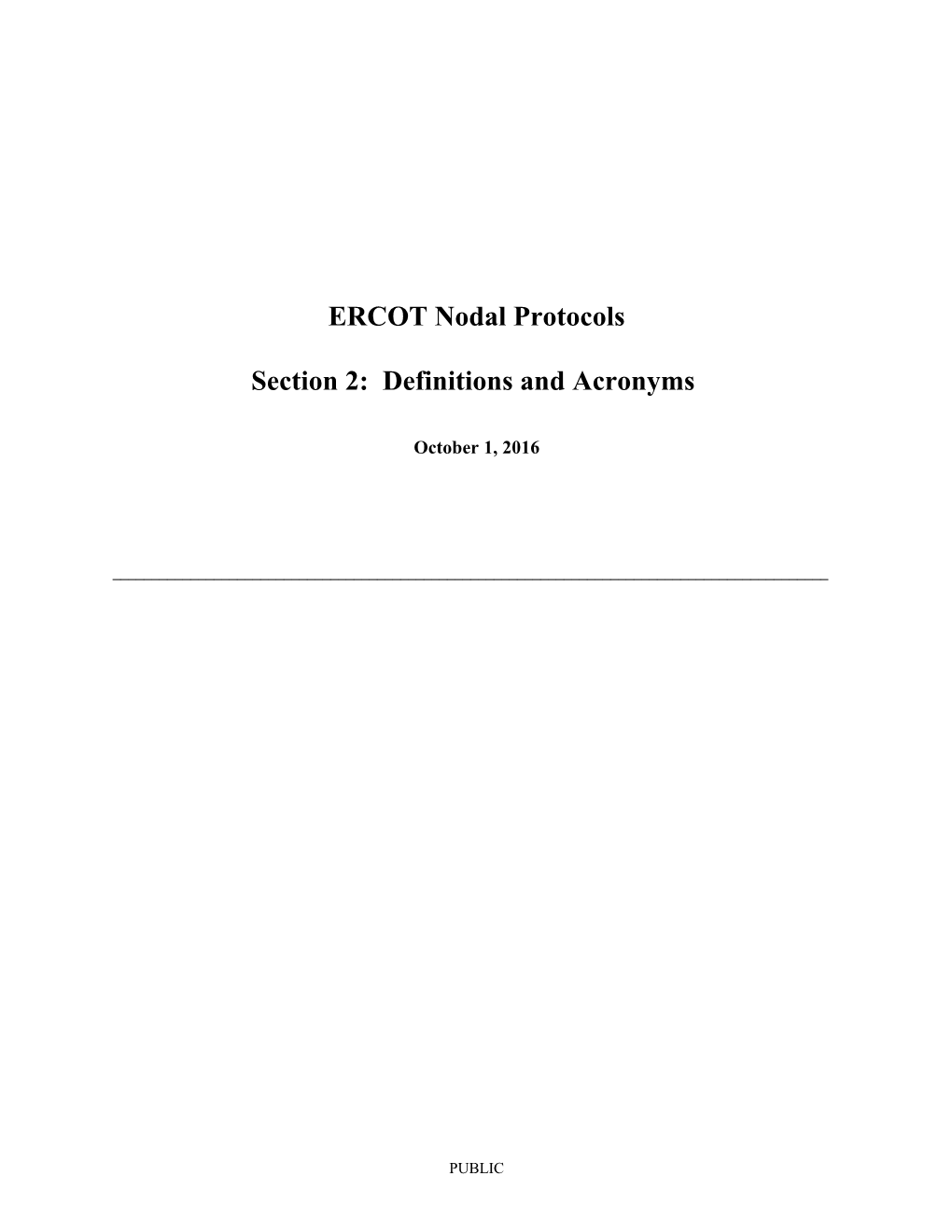 Open Access to the ERCOT Transmission Grid