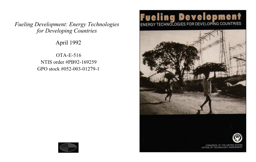 Fueling Development: Energy Technologies for Developing Countries