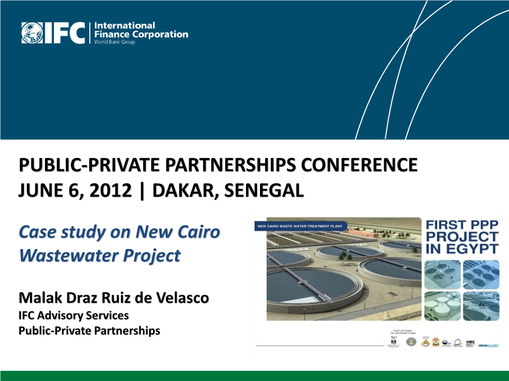 Case Study on New Cairo Wastewater Project