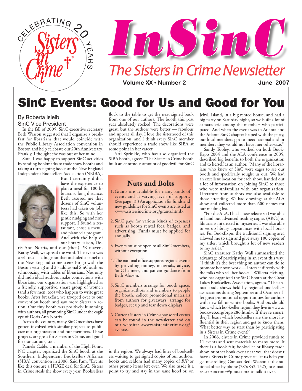 The Sisters in Crime Newsletter