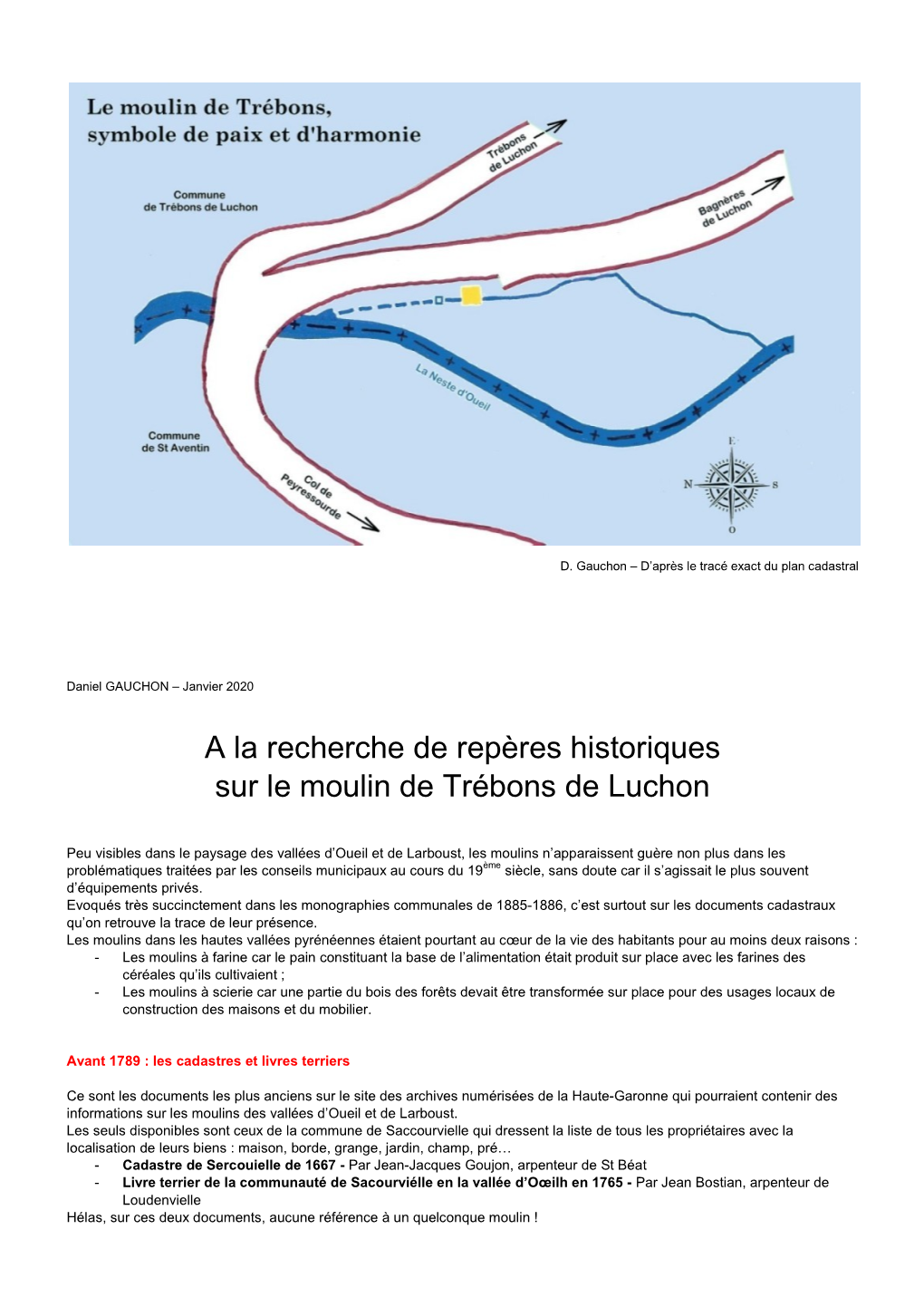 A La Recherche De Repères Historiques Sur Le Moulin De Trébons De Luchon