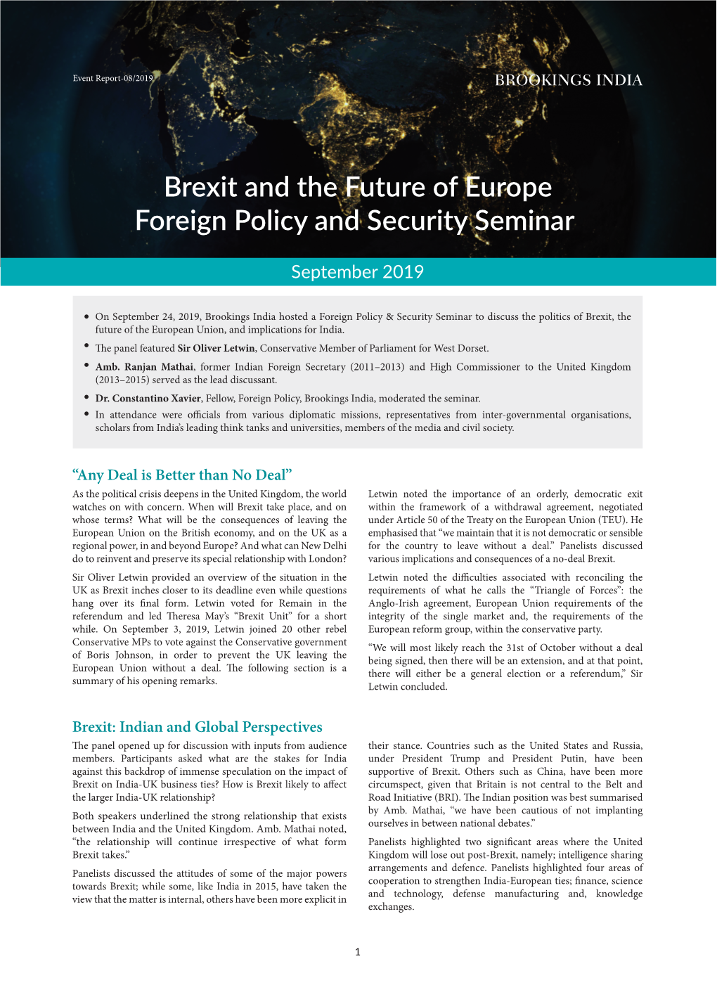 Brexit and the Future of Europe.Ai