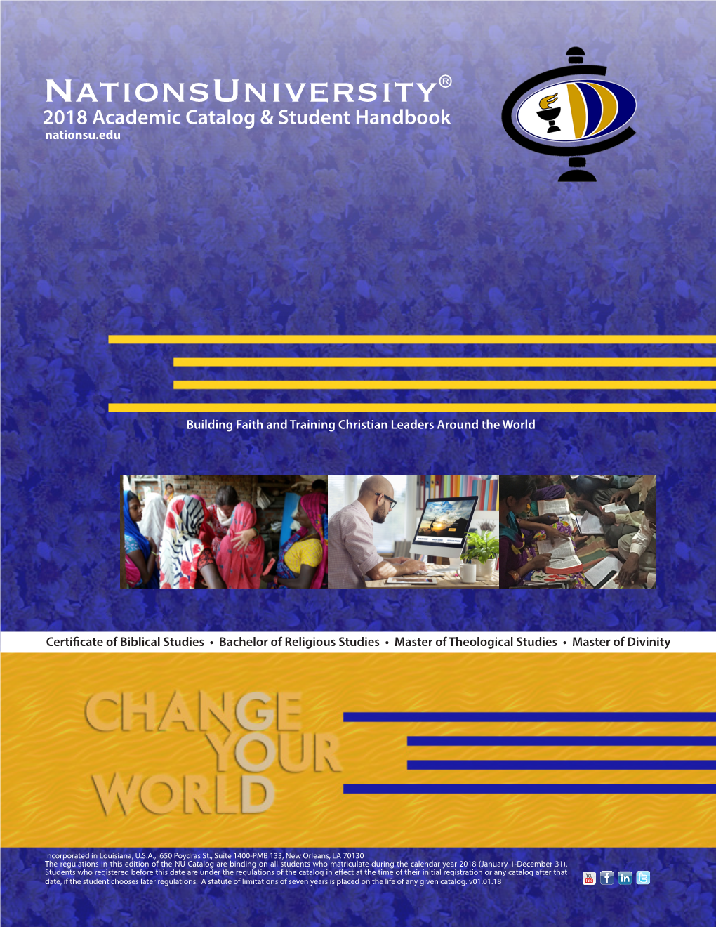 2018 Academic Catalog & Student Handbook