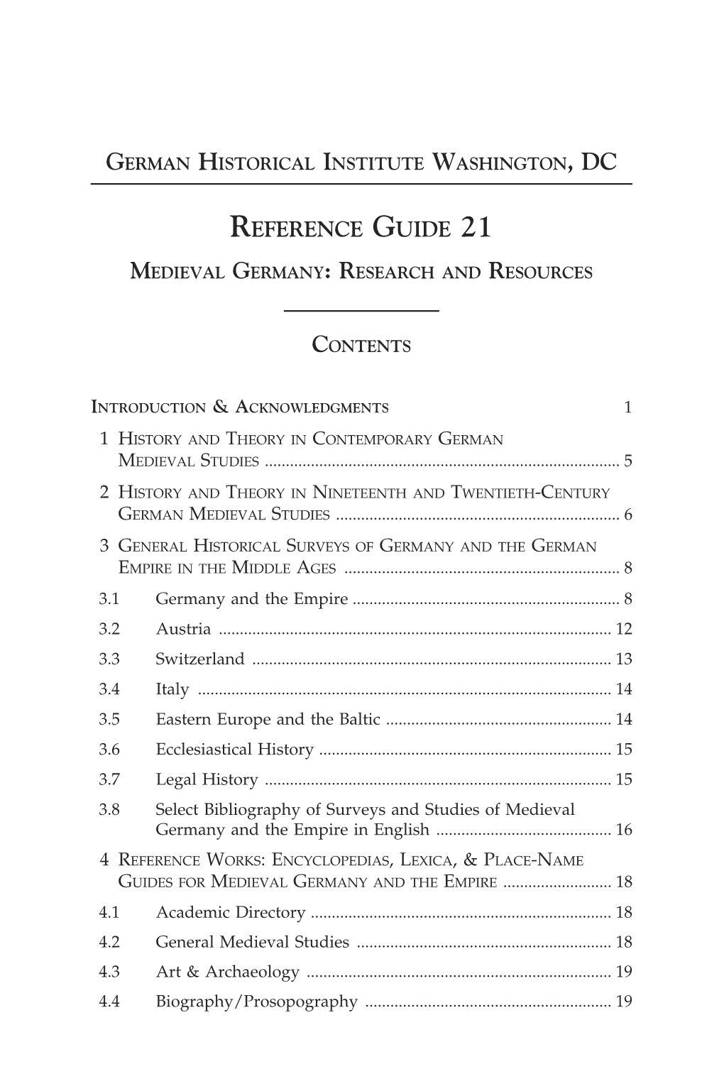 Reference Guide 21