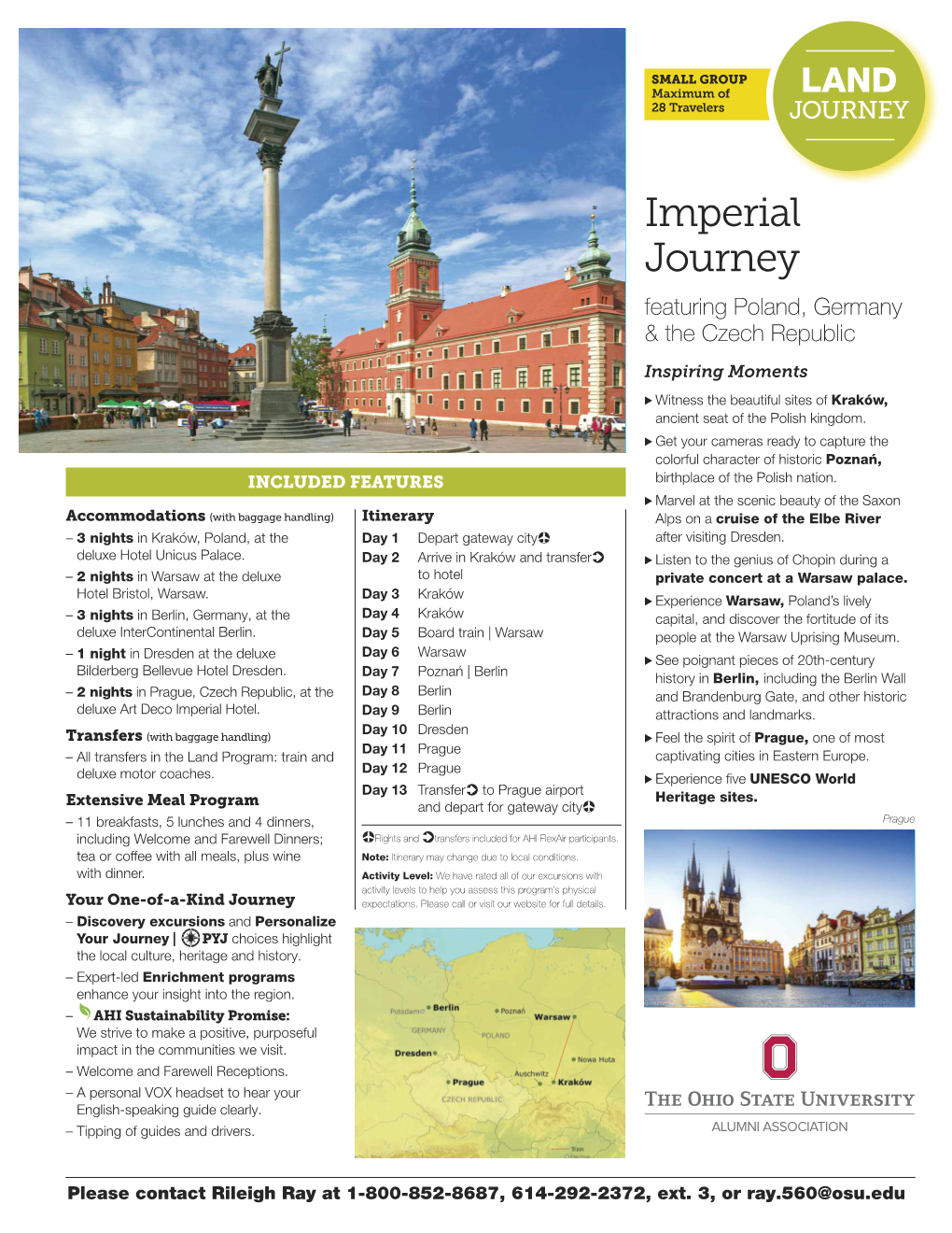 Imperial Journey Featuring Poland, Germany & the Czech Republic