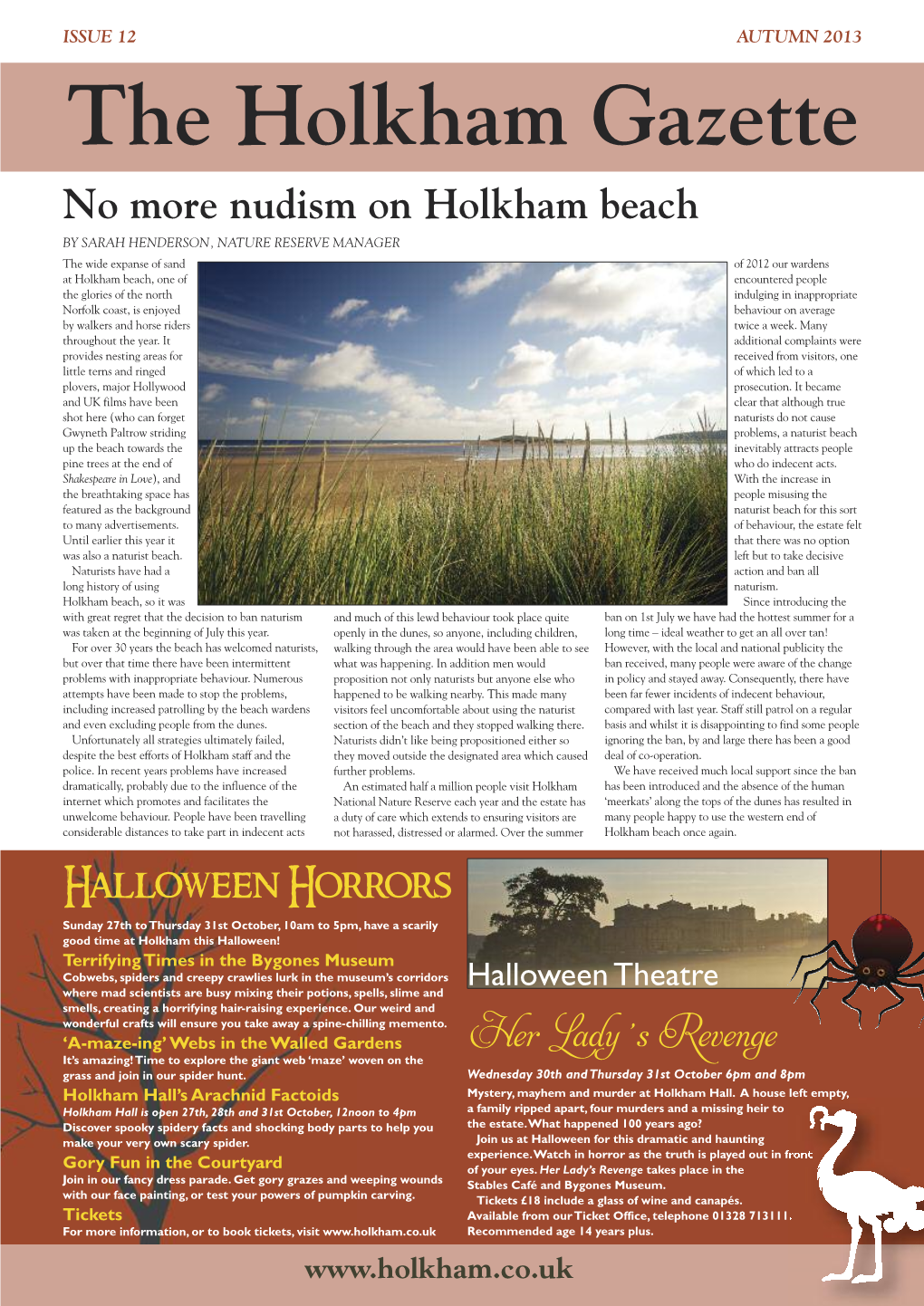 No More Nudism on Holkham Beach