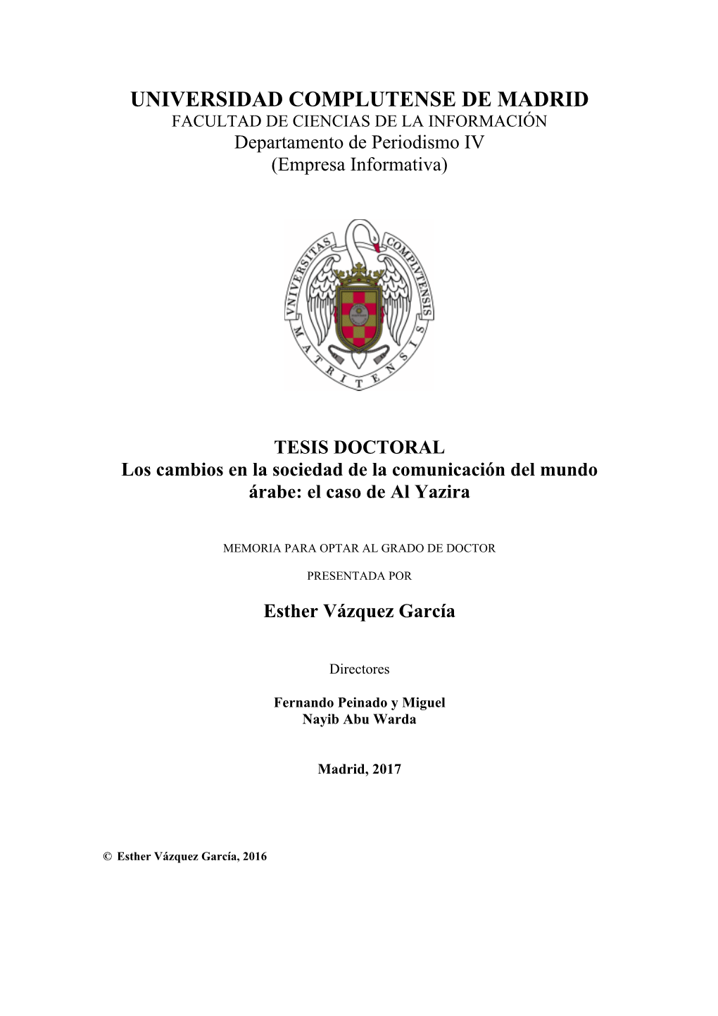 Los Cambios En La Sociedad De La Comunicación Del Mundo Árabe: El Caso De Al Yazira