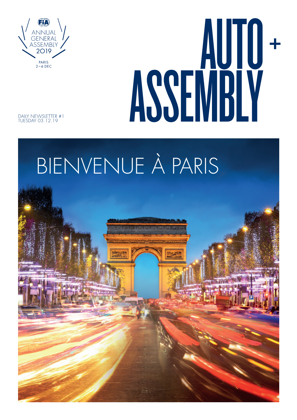 Bienvenue À Paris Daily Newsletter #1 Tuesday 03.12.19