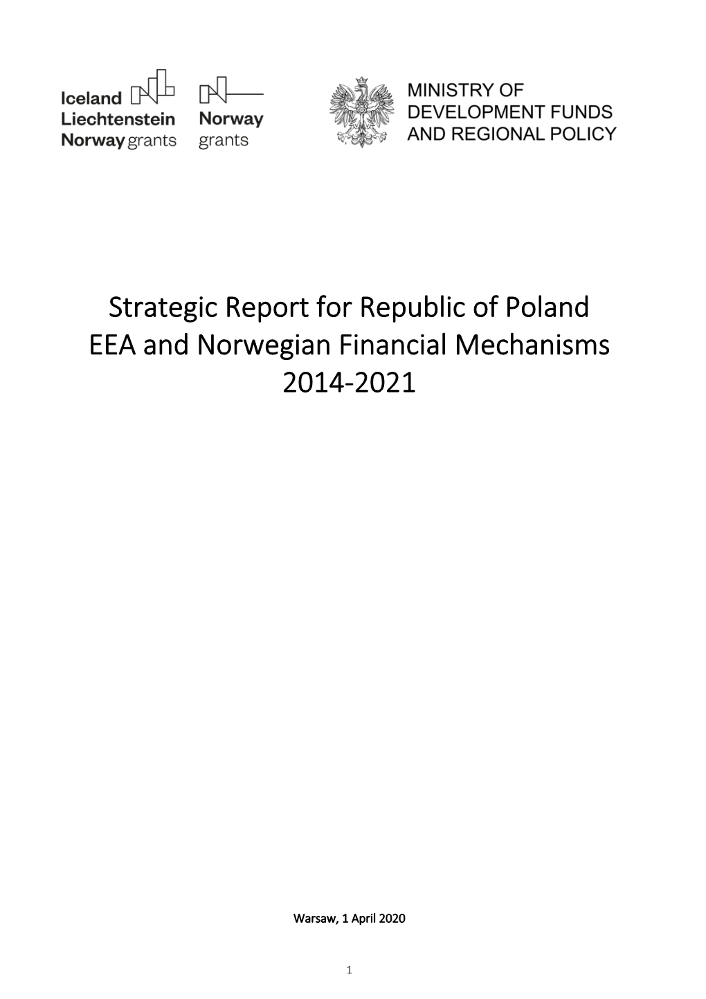 Strategic Report for Republic of Poland 2019