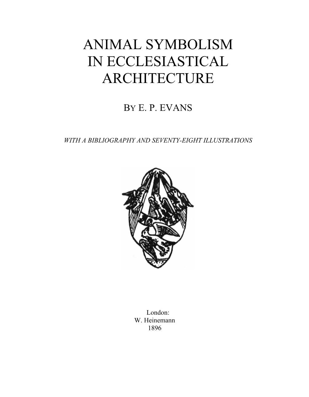 Animal Symbolism in Ecclesiastical Architecture