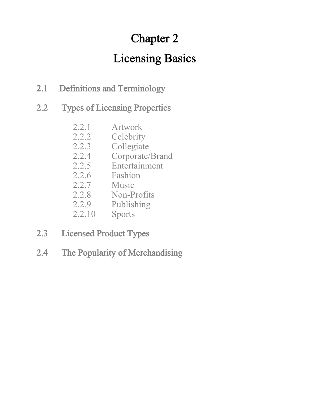 Chapter 2 Licensing Basics