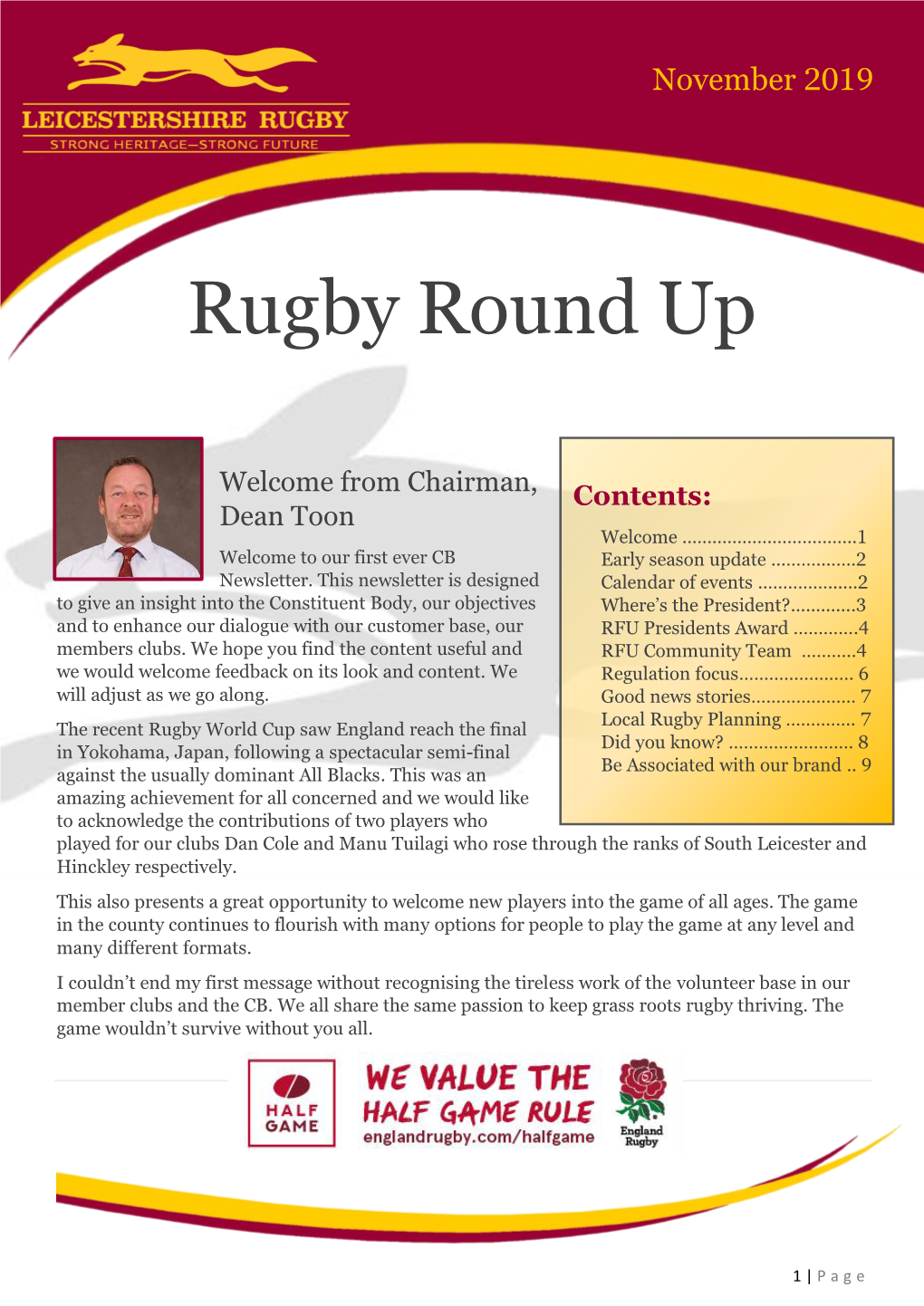 Rugby Round Up