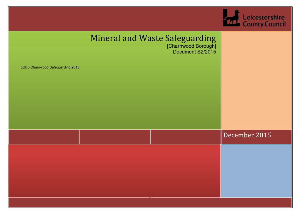 Minerals and Waste Safeguarding (Charnwood)