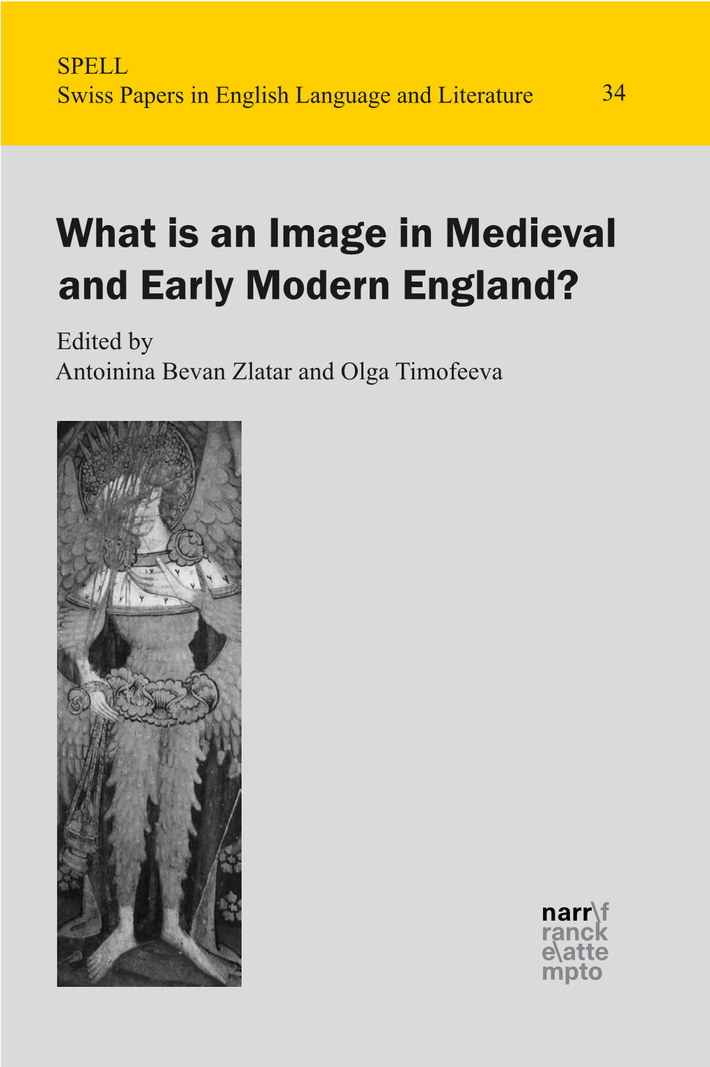 What Is an Image in Medieval and Early Modern England?