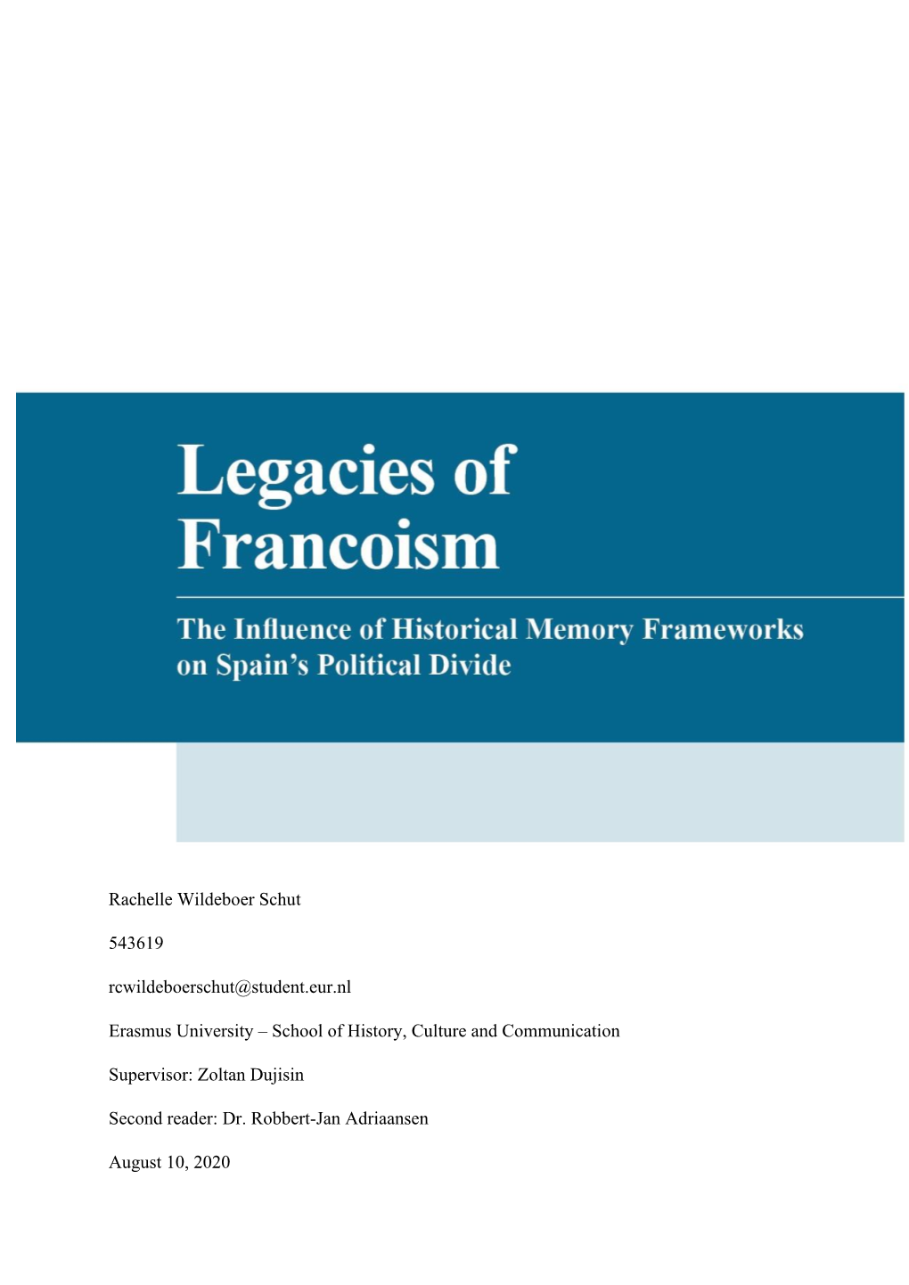 Legacies of Francoism