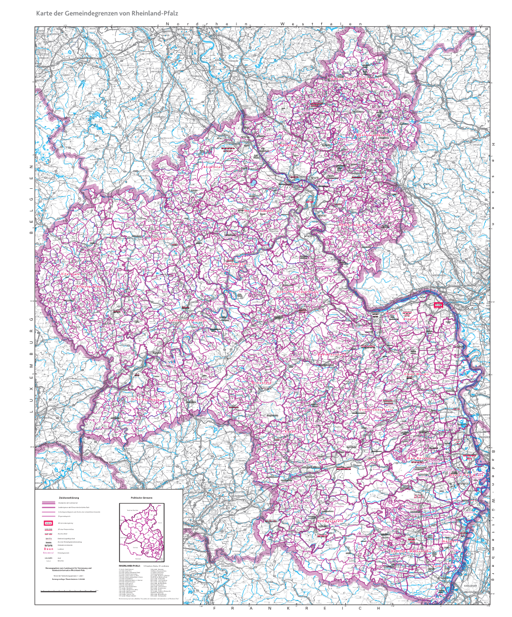 Karte Der Gemeindegrenzen R