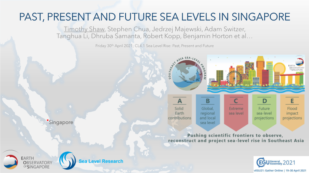Past, Present and Future Sea Levels in Singapore