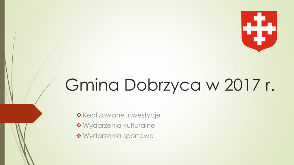 Gmina Dobrzyca W 2017 R