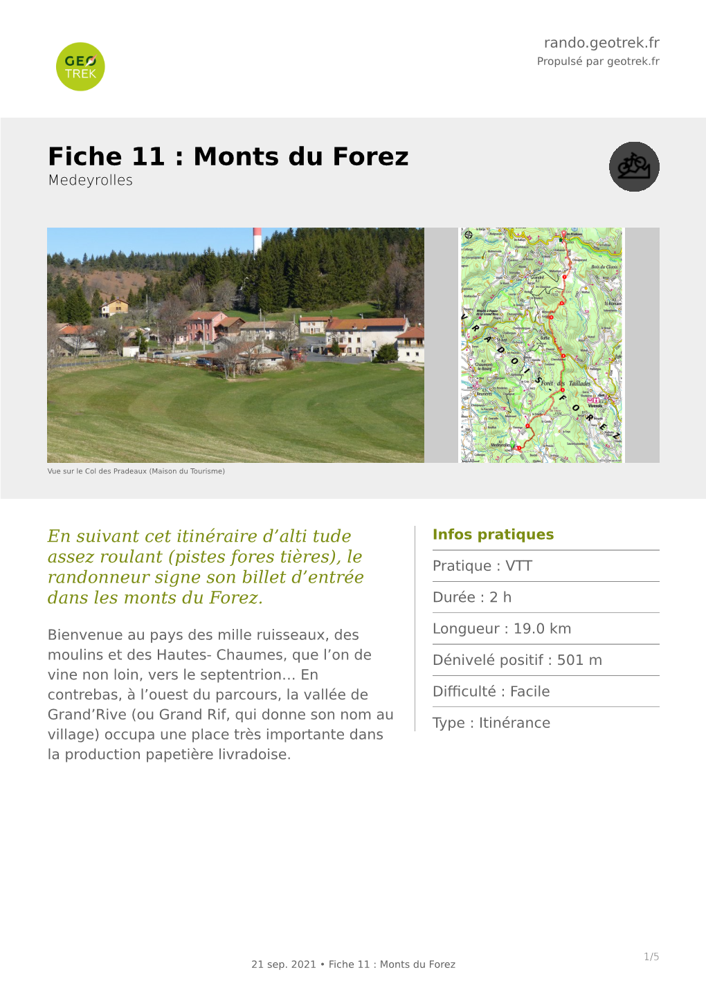 Monts Du Forez Medeyrolles
