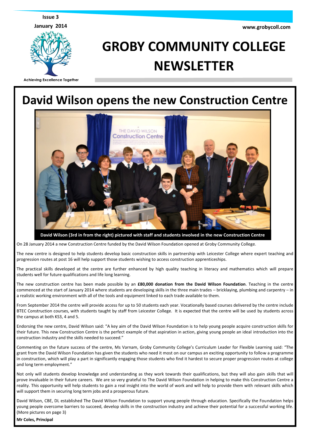 Groby Community College Newsletter