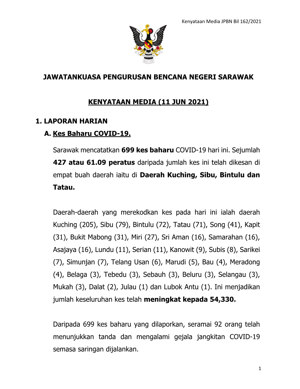 Kenyataan Media JPBN Bil 162/2021 1