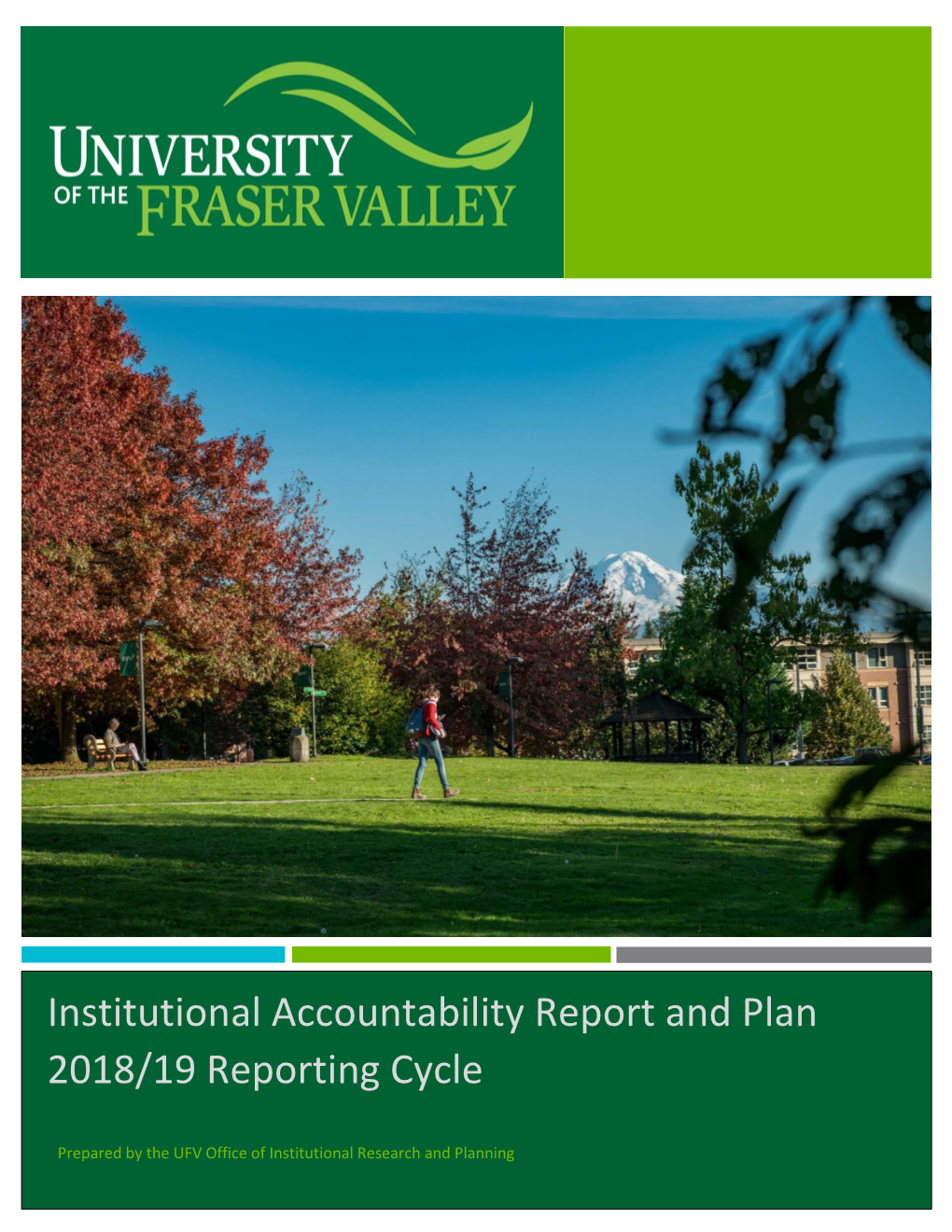 Institutional Accountability Report and Plan 2018/19 Reporting Cycle
